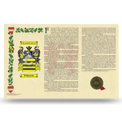 Wellenstein Armorial History Landscape Style