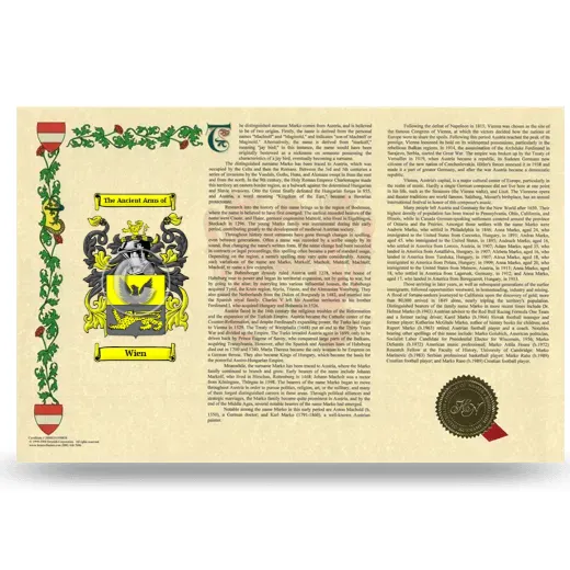 Wien Armorial History Landscape Style