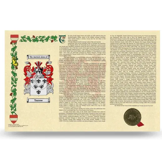 Yarrow Armorial History Landscape Style