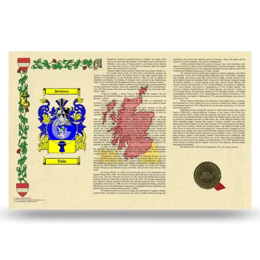 Yuin Armorial History Landscape Style