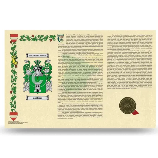 Zaldaña Armorial History Landscape Style