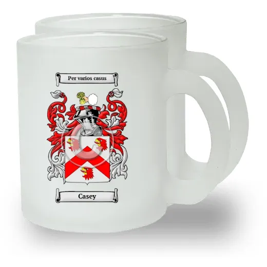 Casey Pair of Frosted Glass Mugs
