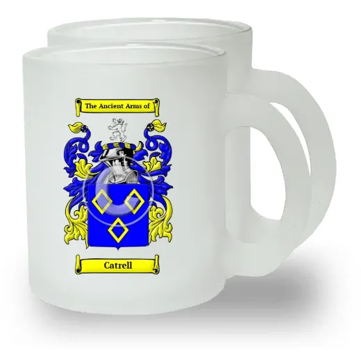 Catrell Pair of Frosted Glass Mugs