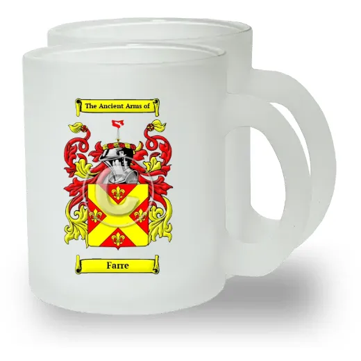 Farre Pair of Frosted Glass Mugs