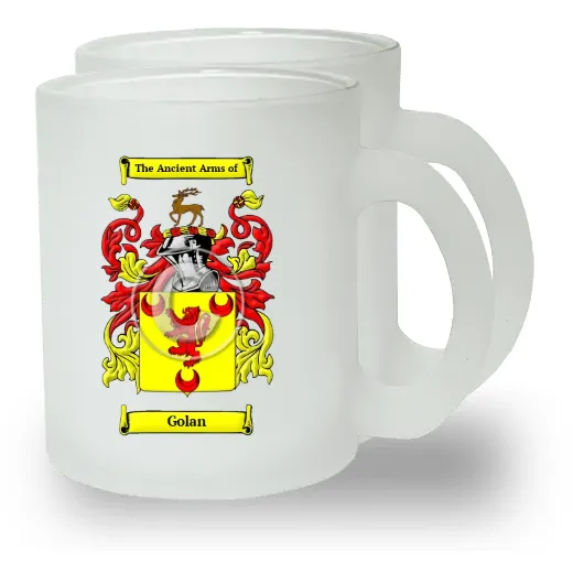 Golan Pair of Frosted Glass Mugs